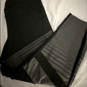 Black Platinum Faux leather legging